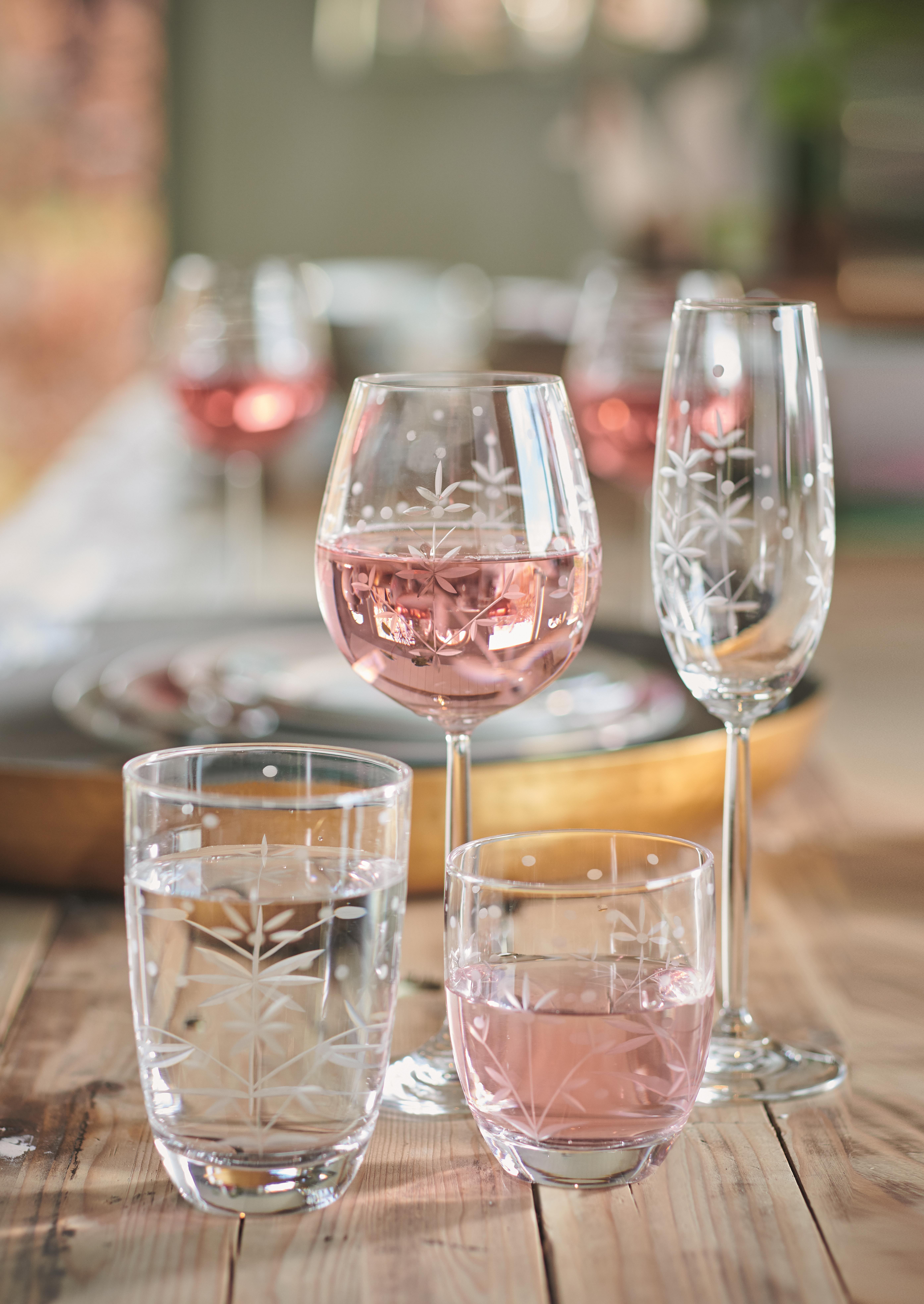 Pip Studio Blushing Birds Glassware