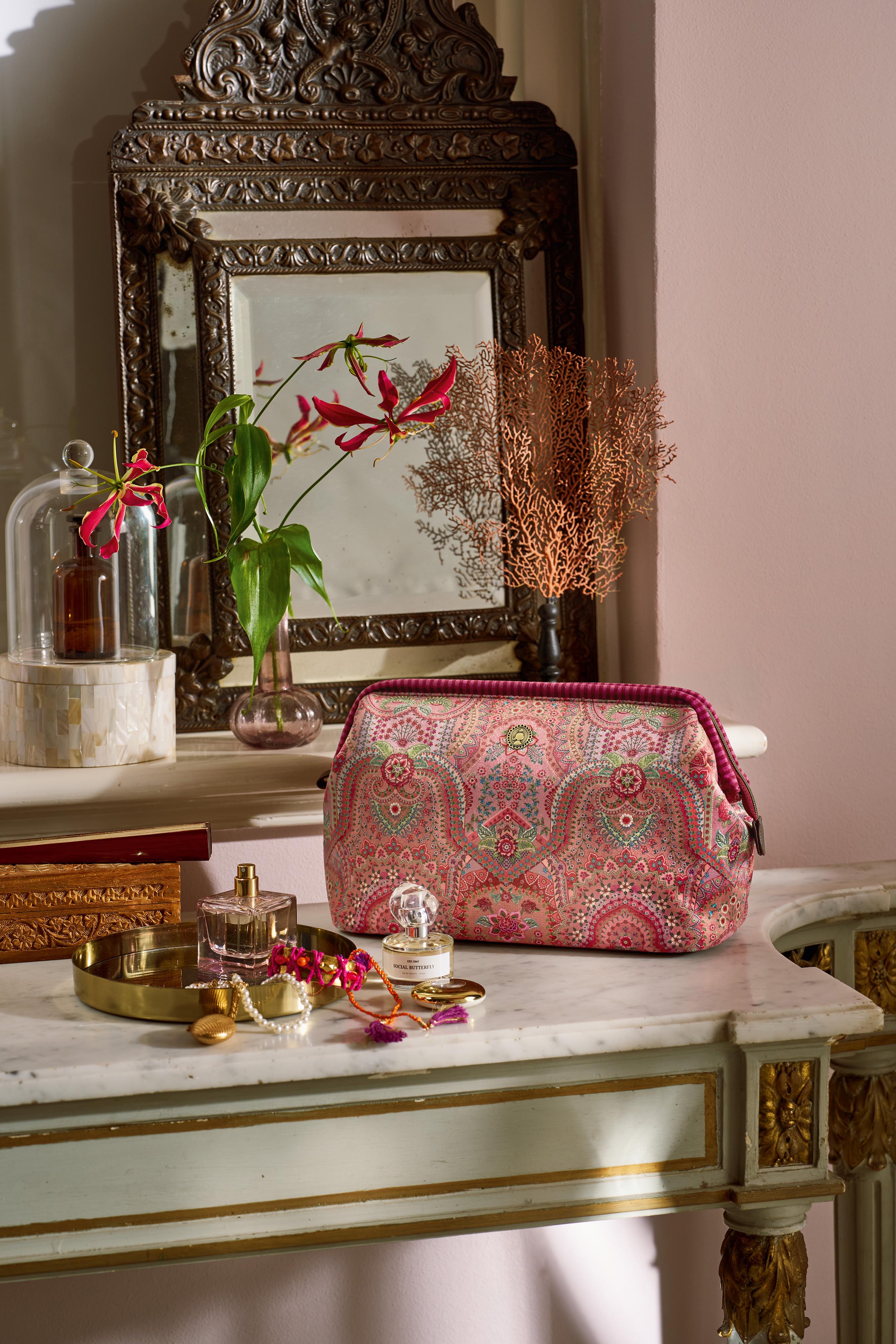 Pip Studio Cosmetic Bags FW2025 Jabali Red 02