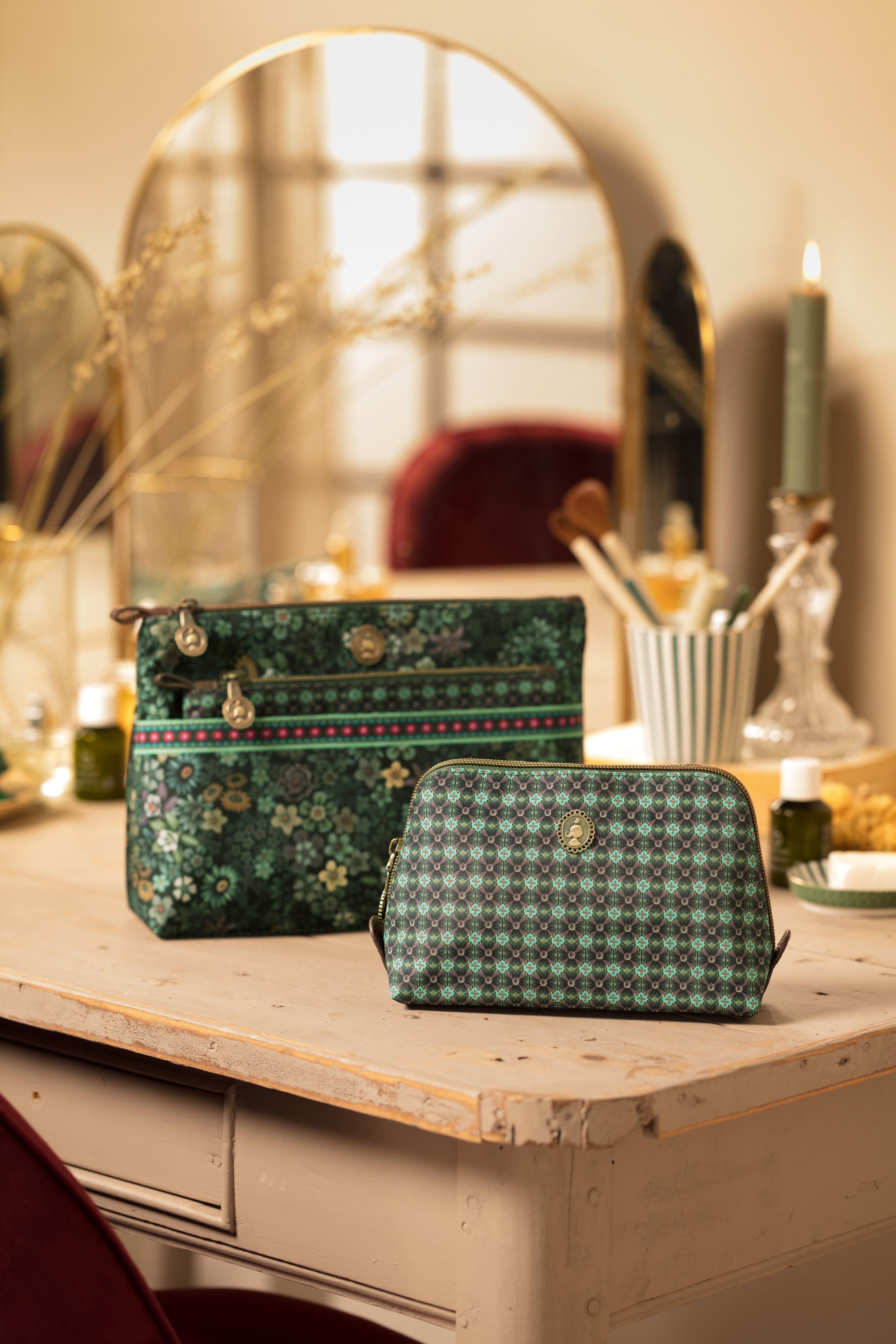 Pip Studio Cosmetic Bags SS2024 Clover Green 01